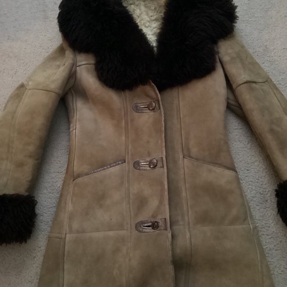 ~ Women's Genuine Suede/Sheepskin Coat ~